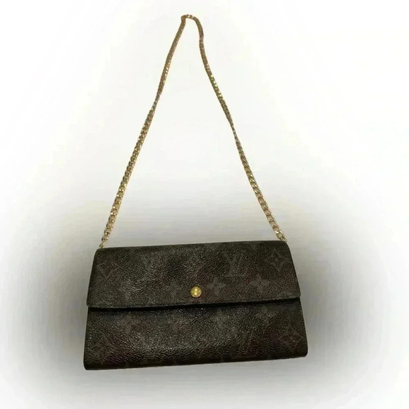 Louis Vuitton monogram portefeuillle Sarah bifold long wallet AUTHENTIC - Picture 1 of 15